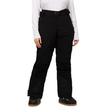 Ulla Popken Funktionshose Regular Schwarz XXL