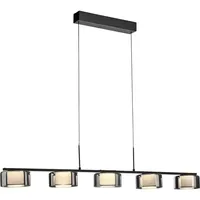 Paul Neuhaus LED Pendelleuchte RIKA schwarz dimmbar, Memoryfunktion