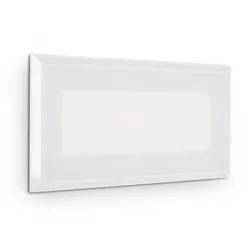 Ideal Lux LED Deckeneinbauleuchte INDIO, eckig, 8W, 3000K, 1170lm, weiß IDEA-255804
