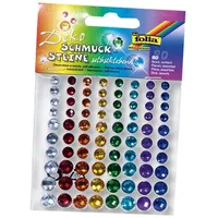 Folia Schmucksteine SPARKLING RAINBOW selbstklebend 80 Stück