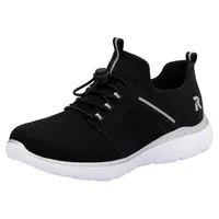 Rieker sport Slip-On Sneaker, Schlupfschuh, Halbschuh, Freizeitsneaker mit Anziehlaschen,