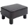 Homcom Fußhocker Kunstleder 40 x 24 x 30 cm Braun