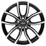 Autec Vidron Schwarz poliert Alufelge 18 Zoll ET50 5x108 ML63.3