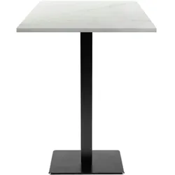 Restootab Stehtisch Milan 60x60cm - Modell Marmor Paros