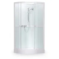 Roth Project Komplettdusche Viertelkreis 90x90 cm 4000249