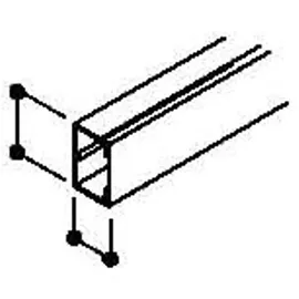 OBO Bettermann Vertr Wand+Deckenkanal m.Obert. 40x60mm,PVC WDK40060CW