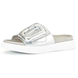 Gabor Pantoletten, für Damen in unifarben uni S24-0034723 / Silber - 40