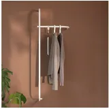 metallbude Wandgarderobe Tamina Weiß