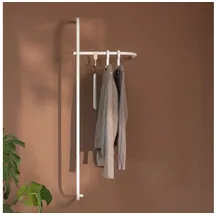 metallbude Wandgarderobe Tamina Weiß