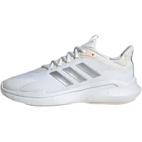 adidas Damen AlphaEdge Shoes-Low (Non Football), FTWR White/Silver met./Wonder Quartz, 41 1/3 EU