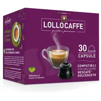 Lollocaffè Kaffeekapseln Oro, kompatibel mit Nescafé Dolce Gusto, 30 Kapseln