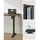 Songmics Höhenverstellbarer Schreibtisch 160 x 60 cm Vintagebraun/Mattschwarz