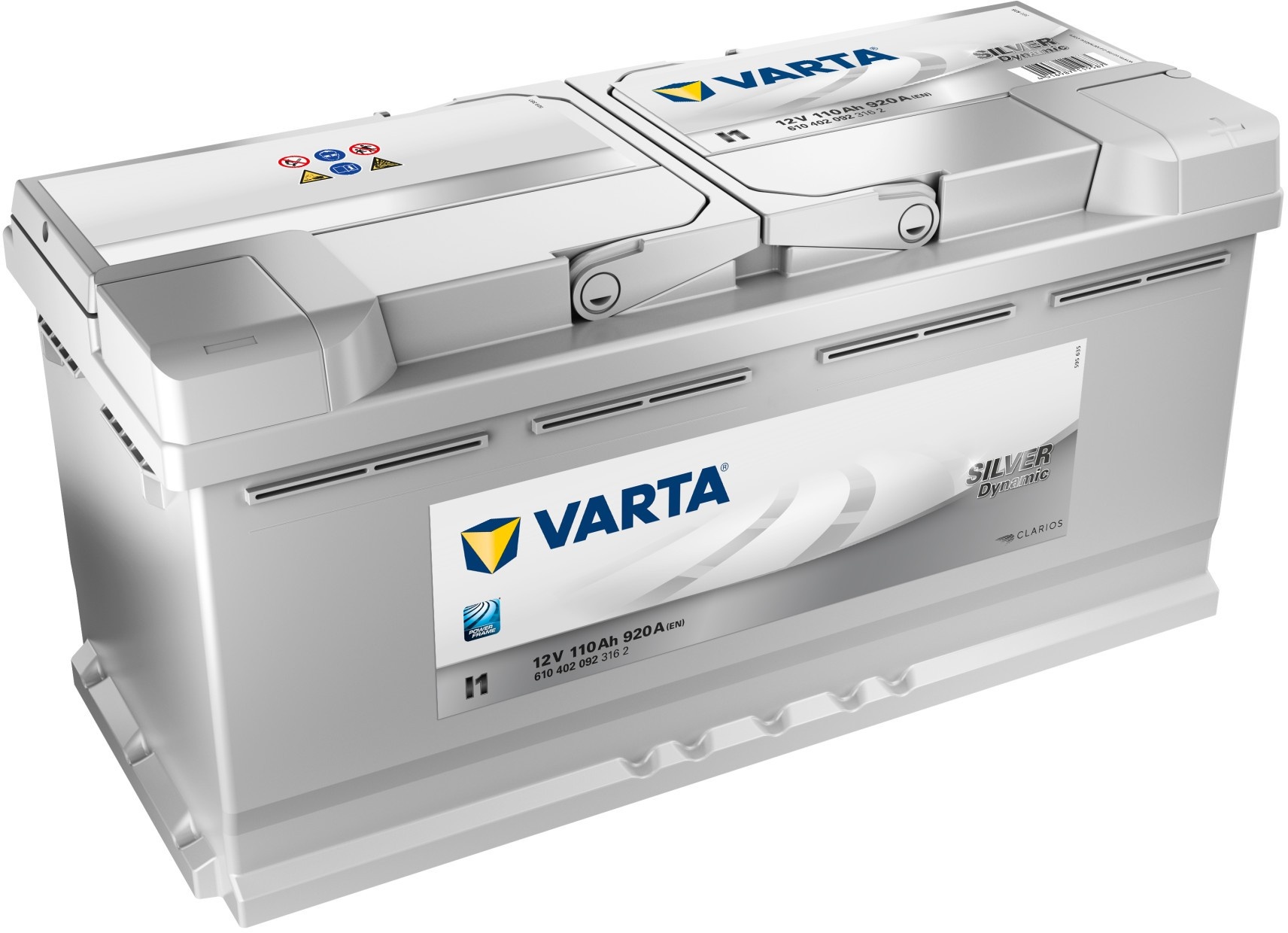 VARTA Starterbatterie SILVER dynamic 12V 110Ah 920A für VW PEUGEOT FENDT LAND ROVER AUDI IVECO JAGUAR PORSCHE BMW OPEL NISSAN JOHN DEERE RENAULT ZASTA