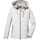 G.I.G.A. DX by killtec Gs 24 Wmn Sftshll Jckt Softshell Jacke Mit Kapuze/Outdoorjacke, Weiß, 34