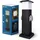 Unitec Edelstahlsäule Outdoor 2 Steckdosen IP 44 Edelstahl schwarz