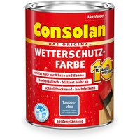 750 ml Consolan Wetterschutzfarbe , Taubenblau