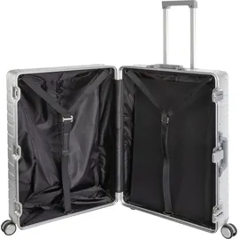 TRAVELHOUSE Oslo 4-Rollen 75 cm / 102 l silber/rot/grau/schwarz