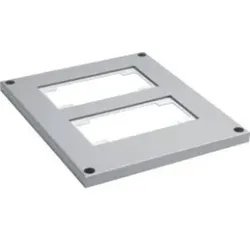 Hager FZ894SD Verschlussplatte geöffnet für Schrank univers, IP54, SKII, 20x1110 x 400mm.Verschlussplatte geöffnet zum Einbau von