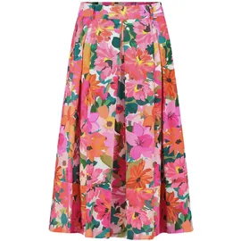 Vera Mont Maxirock Damen Floral Gelb/Pink 40