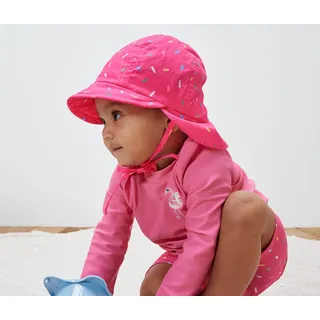 Tchibo - Kinder-Sonnenmütze mit UV-Schutzfaktor 80 - Herren - Gr. 49-52 - pink/print