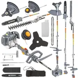 Powermat Benzin Rasentrimmer Motorsense Kettensäge Heckenschere Zubehör Multifunktion