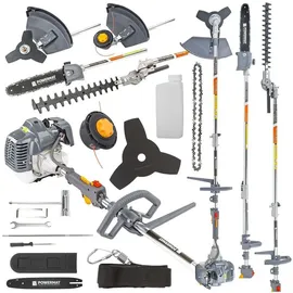 Powermat Benzin Rasentrimmer Motorsense Kettensäge Heckenschere Zubehör Multifunktion