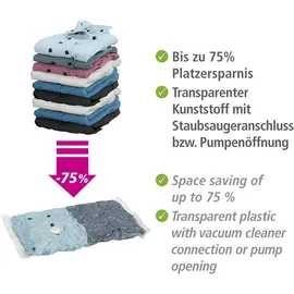 Wenko Vakuum Beutel Reise-Set 19 x 31 x 9,5 cm 6-tlg. transparent