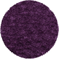 Hochflor-Teppich »FLUFFY 3500«, Ayyildiz Teppiche, rund, Höhe: 50 mm lila Ø 120 cm x 50 mm