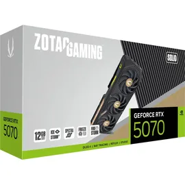 Zotac GAMING GeForce RTX 5070 SOLID 12GB GDDR7 HDMI, 3x DP (ZT-B50700D-10P)