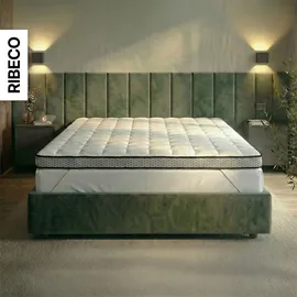 RIBECO Topper Aaron MAXI 140 x 200 cm weiß