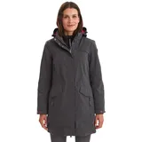 Damen Parka WMN CT B Funktionsparka mit abzippbarer Kapuze Damen Jacke ist wasserdicht anthrazit 42