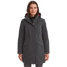 KILLTEC Damen Parka Grindavik WMN CT B - Funktionsparka mit abzippbarer Kapuze - Damen Jacke ist wasserdicht, anthrazit, 42,