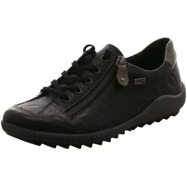 REMONTE Damen R1402 Sneaker, schwarz, 43 EU - 43 EU