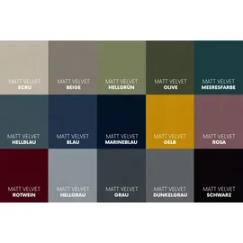Kaiser Boxspringbett mit bettkasten matratze BALI stoff Mat Velvet Hellgrau 160x200 cm