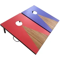 Outdoor Cornhole Spiel Cranit CS2  Cornhole Bretter aus Holz rot/blau DPL2 NEW