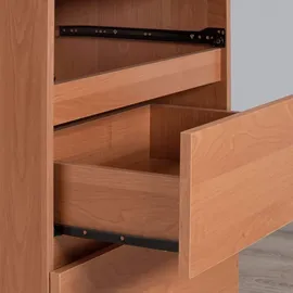 Akord A11 in der Farbe Erle mit 6 Schubladen B135 x H77 x T50 cm,