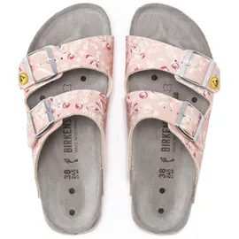 Birkenstock Arizona ESD Birko-Flor schmal flower field rose 42