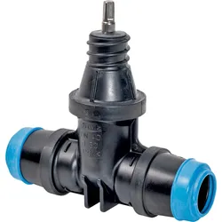 Hausanschluss-Schieber 2630 2" DA 63mm Delrin mit ISO-Rohrmuffe