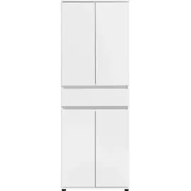 home collective Schrank 64 x 34 x 180 cm Weiß