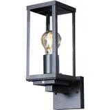 ECO-Light Außenwandleuchte Karo Alu, Eisen, Stahl & Metall Schwarz