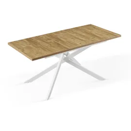 B&D home Esstisch Wildeiche Holz, 120x76x80 cm, Esszimmer, Tische, Esstische