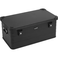 AluBox Lagerbox schwarz mit Stapelecken 92 Liter - spritzwassergeschützt
