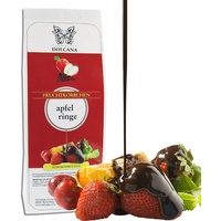 Dolcana Schokofrüchte - Apfelringe in weißer Schokolade, 1er Pack (1 x 150 g Packung)