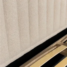 Fun Möbel Polsterbett Doppelbett Miami 140x200cm Komplettset In Stoff Now Or Never Beige