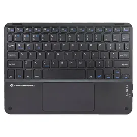 Conceptronic TOBIN01BUS Wireless Tastatur mit Touchpad US