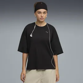 Puma HER Oversized T-Shirt Schwarz S