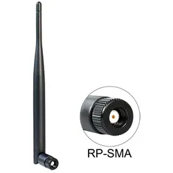 WLAN 802.11 ac/a/b/g/n Antenne RP-SMA 5 dBi omnidirektional Gelenk