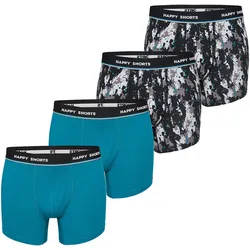 Happy Shorts Herren Retro Pants Jersey 4er Pack