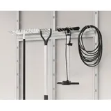 Hörmann Ecostar Gerätehalter für "euroline" Gerätehäuser,silber,96 cm