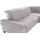OTTO home Eckcouch Mikrofaser 3-Sitzer Silber